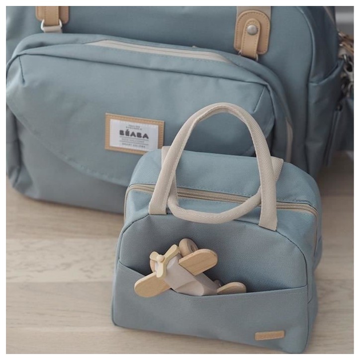 BEABA, Sac Repas isotherme Vert sauge BEABA, Sac Repas isotherme Vert sauge