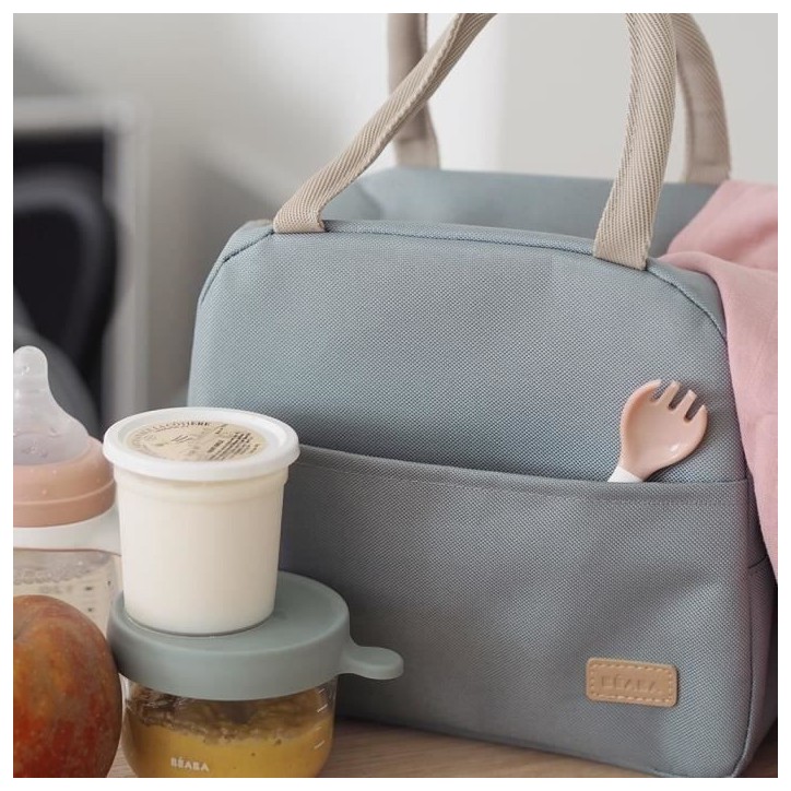 BEABA, Sac Repas isotherme Vert sauge BEABA, Sac Repas isotherme Vert sauge