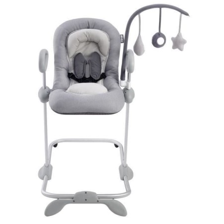 Arche de jeux pour bébé BEABA Transat Up&Down III - Gris - Favorise l'éveil et la motricité