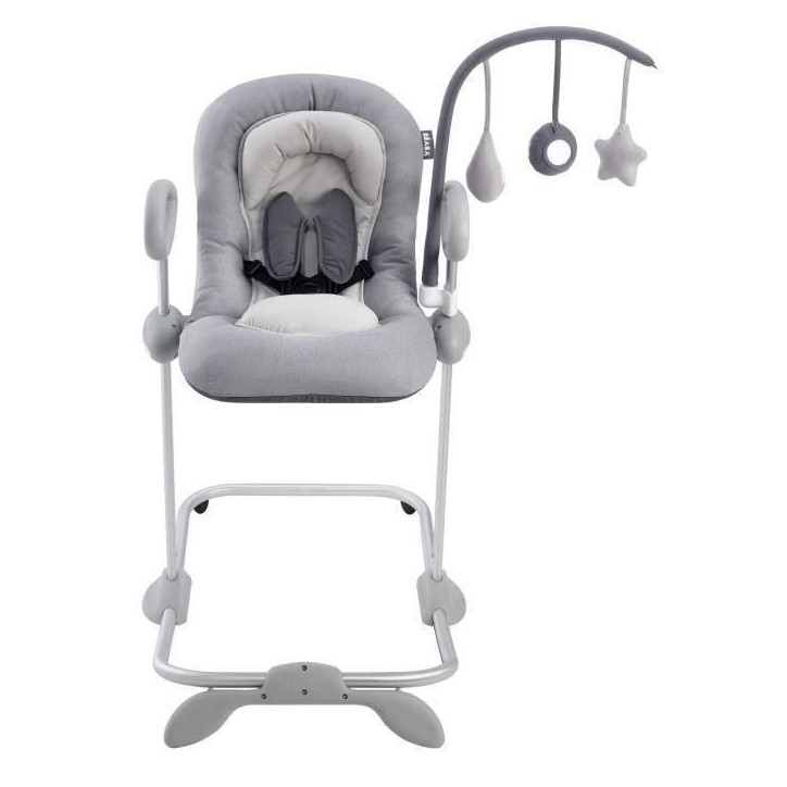 Arche de jeux pour bébé BEABA Transat Up&Down III - Gris - Favorise l'éveil et la motricité Arche de jeux pour bébé BEABA Transat Up&Down III - Gris - Favorise l'éveil et la motricité