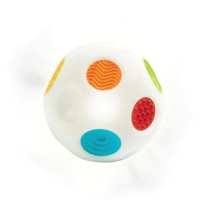 Jouet interactif pour bébé - INFANTINO - Senso' Balle Sonore - 4 mélodies - 7 couleurs et lumieres - 6 textures Jouet interactif pour bébé - INFANTINO - Senso' Balle Sonore - 4 mélodies - 7 couleurs et lumieres - 6 textures
