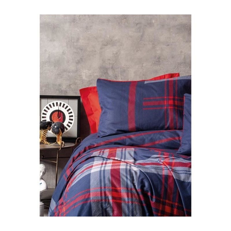 Parure de lit - 1 housse de couette 220 x 240 cm + 2 taies d'oreiller Parure de lit - 1 housse de couette 220 x 240 cm + 2 taies d'oreiller