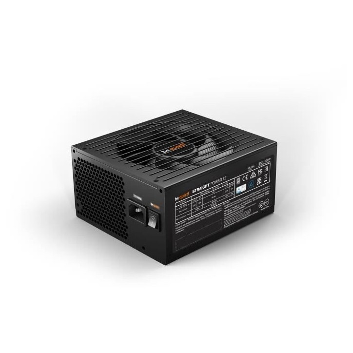Alimentation PC - BE QUIET! - Straight Power 12 Platinum - 1000W - 80 PLUS Platinum - Modulaire Alimentation PC - BE QUIET! - Straight Power 12 Platinum - 1000W - 80 PLUS Platinum - Modulaire