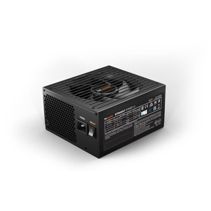 Alimentation PC - BE QUIET! - Straight Power 12 Platinum - 850W - 80PLUS Platinum - Modulaire Alimentation PC - BE QUIET! - Straight Power 12 Platinum - 850W - 80PLUS Platinum - Modulaire
