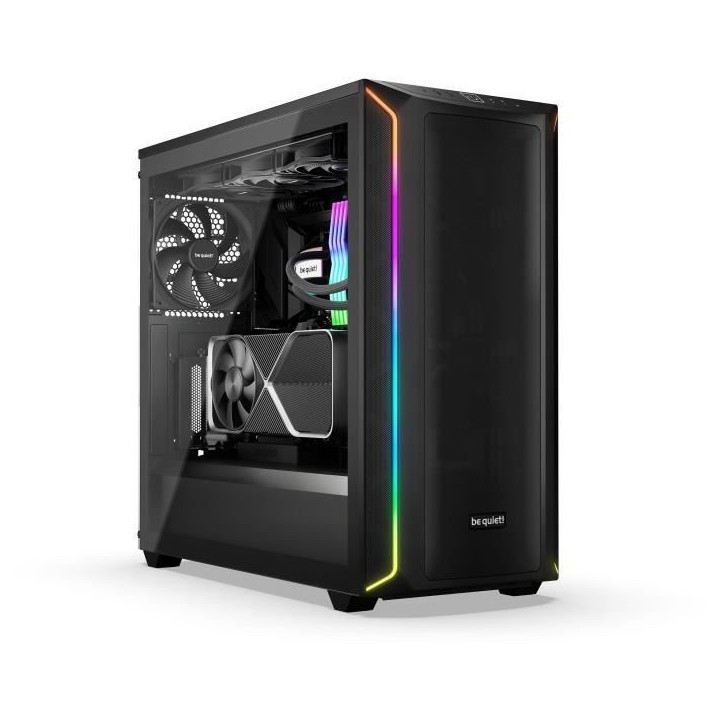 Boîtier PC - BE QUIET! - Shadow Base 800 DX - Noir - Midi Tower - Excellente circulation de l'air Boîtier PC - BE QUIET! - Shadow Base 800 DX - Noir - Midi Tower - Excellente circulation de l'air