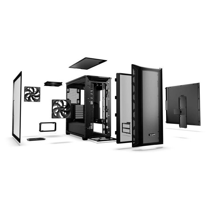 Boîtier PC - BE QUIET! - Shadow Base 800 - Noir - Moyen Tour - ATX/MicroATX Boîtier PC - BE QUIET! - Shadow Base 800 - Noir - Moyen Tour - ATX/MicroATX