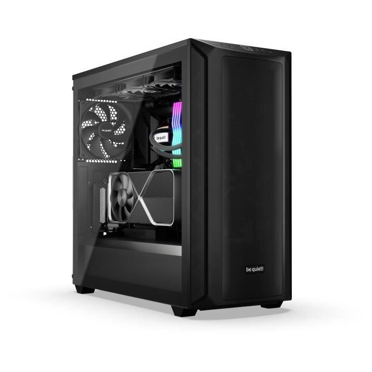 Boîtier PC - BE QUIET! - Shadow Base 800 - Noir - Moyen Tour - ATX/MicroATX Boîtier PC - BE QUIET! - Shadow Base 800 - Noir - Moyen Tour - ATX/MicroATX