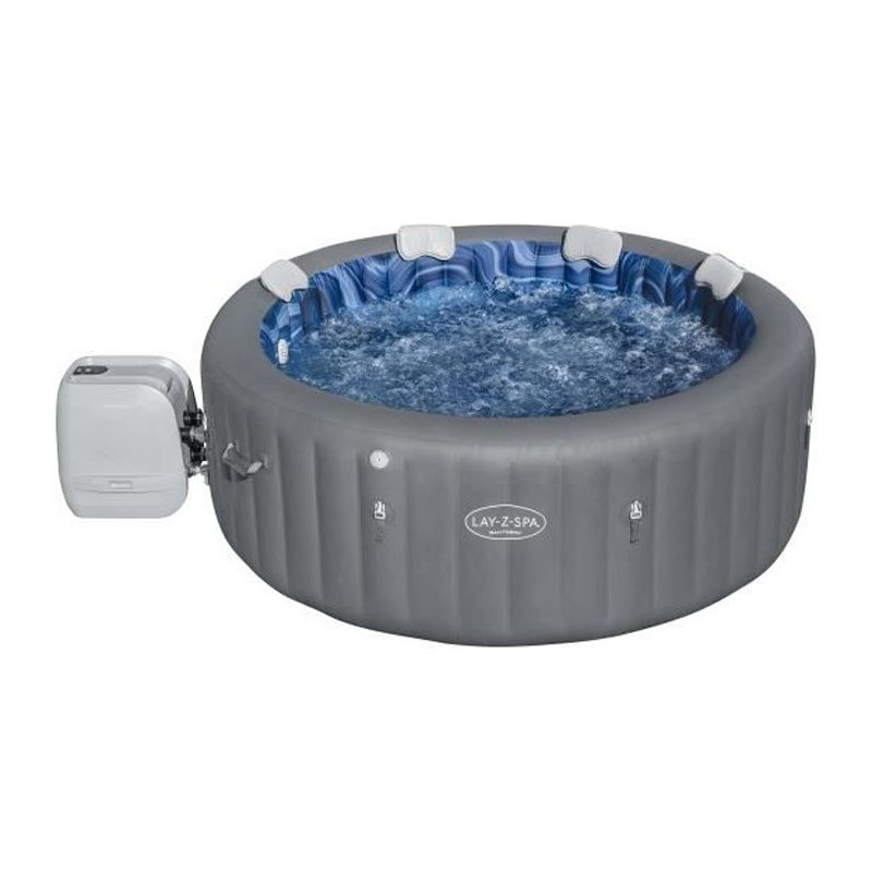 Spa gonflable BESTWAY - Lay-Z-Spa Santorini - 5 a 7 places -Rond (Livr