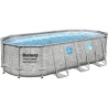 Kit Piscine hors sol tubulaire BESTWAY - Power Steel - 549 x 274 x 122