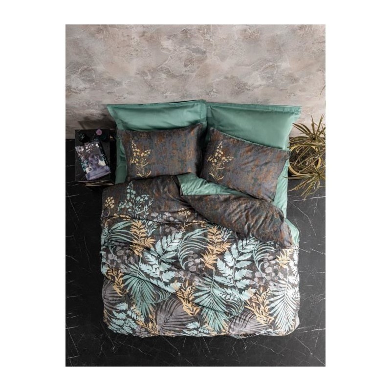 Parure de lit - 1 housse de couette 220 x 240 cm + 2 taies d'oreiller Parure de lit - 1 housse de couette 220 x 240 cm + 2 taies d'oreiller