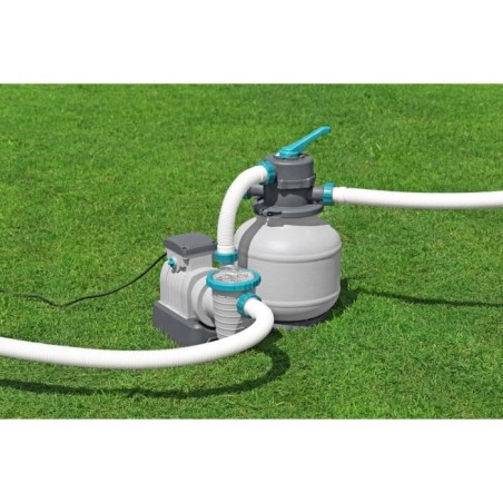 Filtre a sable / pompe de filtration pour piscine jusqu'a 54 m3- Bestway - 8 327 L/h - Avec préfiltre