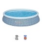 Kit piscine gonflable BESTWAY - Fast Set - 396 x 84 cm - Ronde (Filtre a cartouche, 1 cartouche) Kit piscine gonflable BESTWAY - Fast Set - 396 x 84 cm - Ronde (Filtre a cartouche, 1 cartouche)