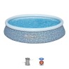 Kit piscine gonflable BESTWAY - Fast Set - 396 x 84 cm - Ronde (Filtre