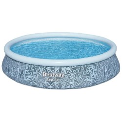 Kit piscine gonflable BESTWAY - Fast Set - 396 x 84 cm - Ronde (Filtre