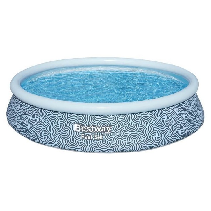 Kit piscine gonflable BESTWAY - Fast Set - 396 x 84 cm - Ronde (Filtre a cartouche, 1 cartouche) Kit piscine gonflable BESTWAY - Fast Set - 396 x 84 cm - Ronde (Filtre a cartouche, 1 cartouche)