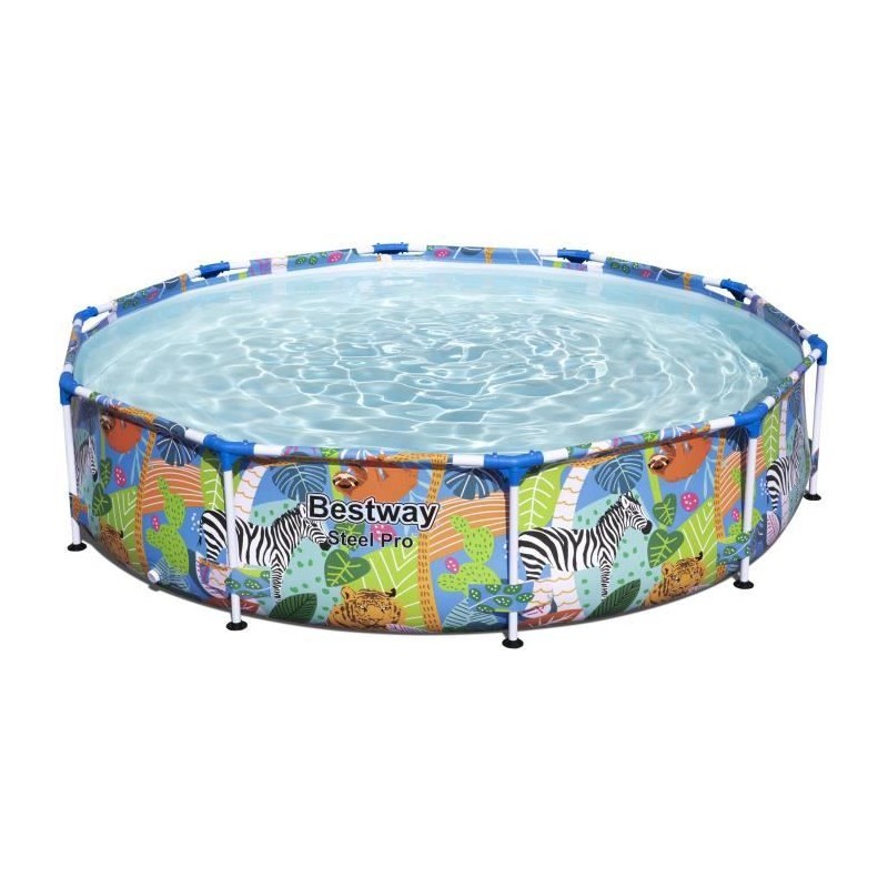 Piscine hors sol tubulaire BESTWAY - Steel Pro™ - 305 x 66 cm - Rond