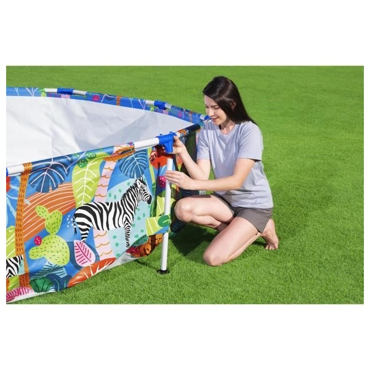 Piscine hors sol tubulaire BESTWAY - Steel Pro™ - 305 x 66 cm - Ronde Piscine hors sol tubulaire BESTWAY - Steel Pro™ - 305 x 66 cm - Ronde