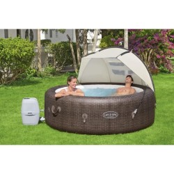 Auvent pour spa gonflable Lay-Z-Spa - BESTWAY - Protection anti-UV - F