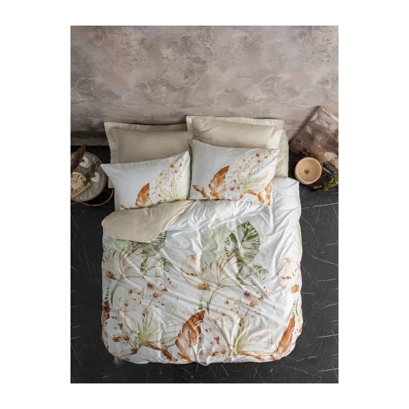 Parure de lit - 1 housse de couette 220 x 240 cm + 2 taies d'oreiller Parure de lit - 1 housse de couette 220 x 240 cm + 2 taies d'oreiller