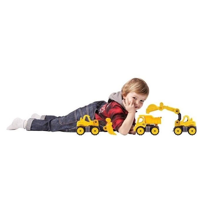 Véhicule miniature Power Worker Mini Camion Benne, Jaune, BIG, 177 g, des 3 ans Véhicule miniature Power Worker Mini Camion Benne, Jaune, BIG, 177 g, des 3 ans