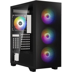 Boîtier PC - BITFENIX - Flow (Noir) - Moyen tour - Format ATX - Sans