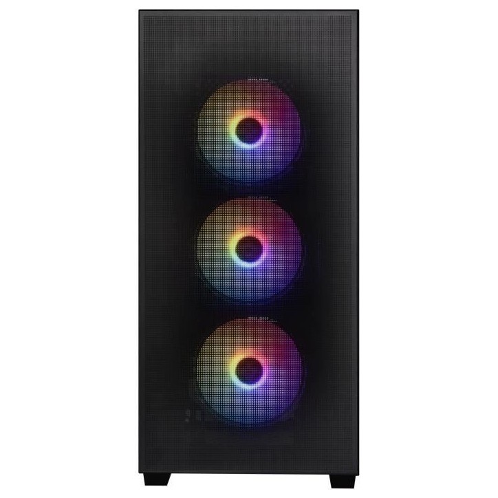 Boîtier PC - BITFENIX - Flow (Noir) - Moyen tour - Format ATX - Sans alimentation Boîtier PC - BITFENIX - Flow (Noir) - Moyen tour - Format ATX - Sans alimentation