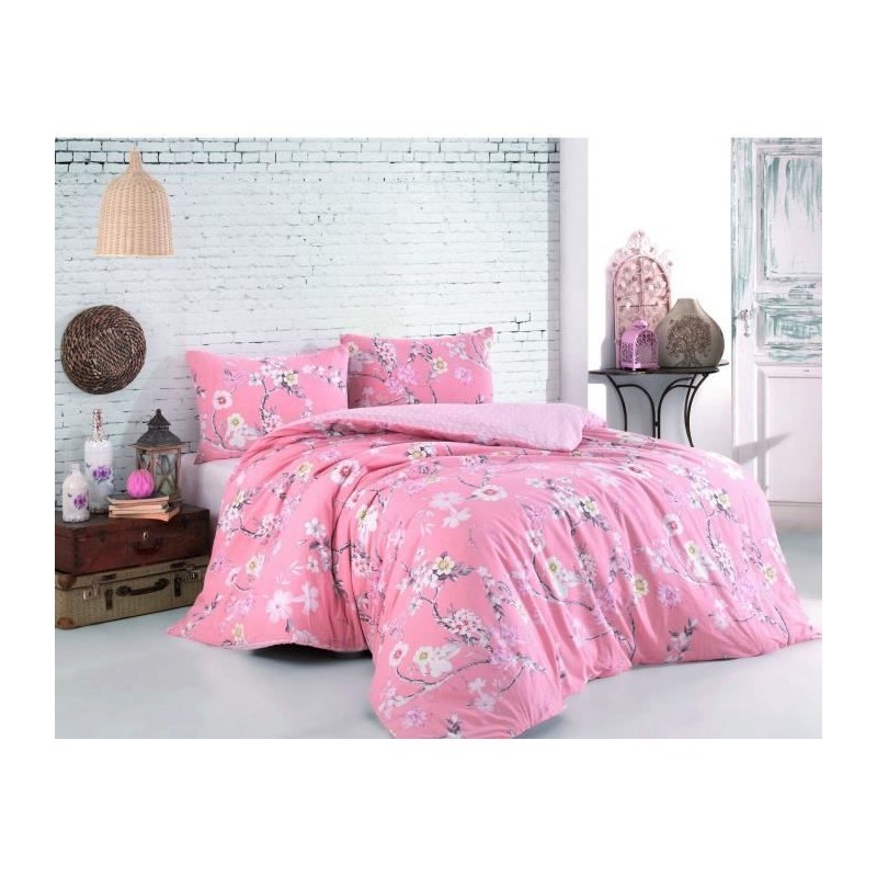 Parure de lit - 1 housse de couette 220 x 240 cm + 2 taies d'oreiller Parure de lit - 1 housse de couette 220 x 240 cm + 2 taies d'oreiller