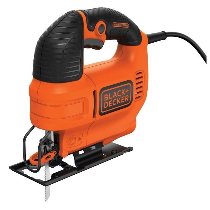 Scie sauteuse pendulaire filaire - BLACK+DECKER - KS701E-QS - 520W - profondeur de coupe 70mm Scie sauteuse pendulaire filaire - BLACK+DECKER - KS701E-QS - 520W - profondeur de coupe 70mm