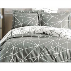 Parure de lit - 1 housse de couette 220 x 240 cm + 2 taies d'oreiller