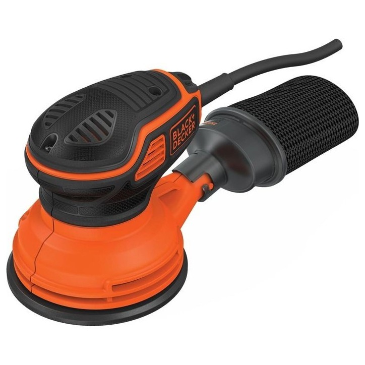 Ponceuse excentrique BLACK + DECKER KA199 - 240W - 125mm - Filaire Ponceuse excentrique BLACK + DECKER KA199 - 240W - 125mm - Filaire
