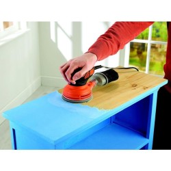 Ponceuse excentrique BLACK + DECKER KA199 - 240W - 125mm - Filaire