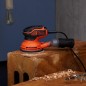 Ponceuse excentrique BLACK + DECKER KA199 - 240W - 125mm - Filaire