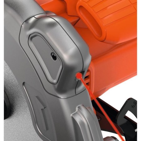 Scie circulaire filaire - BLACK+DECKER - CS1250LA-QS - 1250W - profondeur de coupe 66mm - 2 Lames incluses