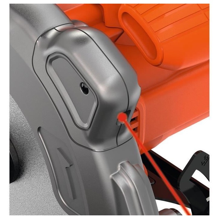 Scie circulaire filaire - BLACK+DECKER - CS1250LA-QS - 1250W - profondeur de coupe 66mm - 2 Lames incluses Scie circulaire filaire - BLACK+DECKER - CS1250LA-QS - 1250W - profondeur de coupe 66mm - 2 Lames incluses
