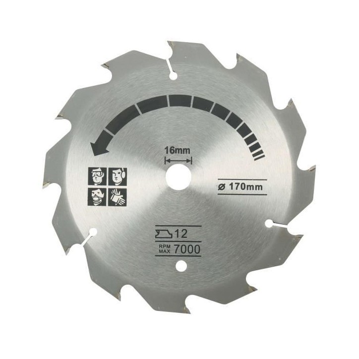 Scie circulaire filaire - BLACK+DECKER - CS1250LA-QS - 1250W - profondeur de coupe 66mm - 2 Lames incluses Scie circulaire filaire - BLACK+DECKER - CS1250LA-QS - 1250W - profondeur de coupe 66mm - 2 Lames incluses