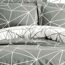 Parure de lit - 1 housse de couette 220 x 240 cm + 2 taies d'oreiller