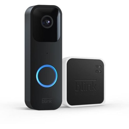 Sonnette connectée - BINK - Video Doorbell - Noir + Sync Module 2