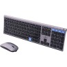 Ensemble Clavier souris sans fil - BLUESTORK - AZERTY - Métal - Silen Ensemble Clavier souris sans fil - BLUESTORK - AZERTY - Métal - Silen