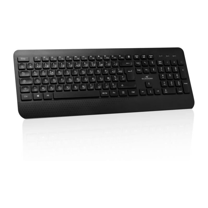 Clavier sans fil - Touches creusées ergonomiques - BLUESTORK - Office