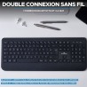 Clavier sans fil - Touches creusées ergonomiques - BLUESTORK - Office