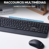 Clavier sans fil - Touches creusées ergonomiques - BLUESTORK - Office