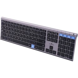 Clavier sans fil - Touches ciseaux - BLUESTORK - AZERTY - Métal - Sil