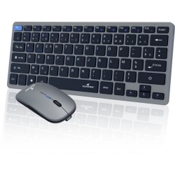 Ensemble Clavier Souris sans fil - BLUESTORK - Pack Mini - Bluetooth &