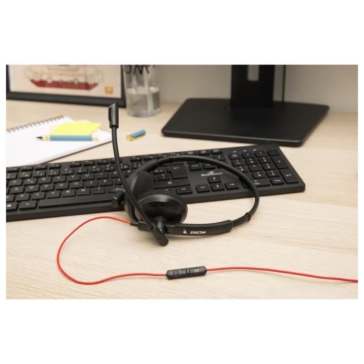 Casque-Micro - BLUESTORK - MC302 - Windows, Mac, Smartphone, Tablette, Consoles ( PS4, Switch, XBOX) - Teletravail Home Office Casque-Micro - BLUESTORK - MC302 - Windows, Mac, Smartphone, Tablette, Consoles ( PS4, Switch, XBOX) - Teletravail Home Office