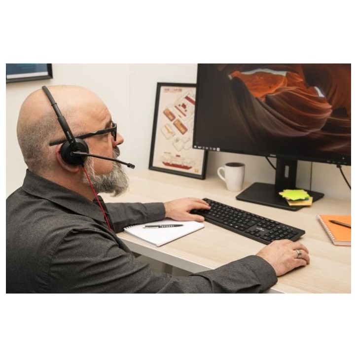 Casque-Micro - BLUESTORK - MC302 - Windows, Mac, Smartphone, Tablette, Consoles ( PS4, Switch, XBOX) - Teletravail Home Office Casque-Micro - BLUESTORK - MC302 - Windows, Mac, Smartphone, Tablette, Consoles ( PS4, Switch, XBOX) - Teletravail Home Office