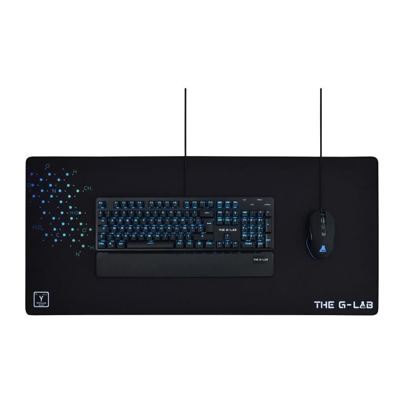 Tapis de Souris - XXL - The G-Lab - PAD YTTRIUM - 900x400x4mm - Noir Tapis de Souris - XXL - The G-Lab - PAD YTTRIUM - 900x400x4mm - Noir