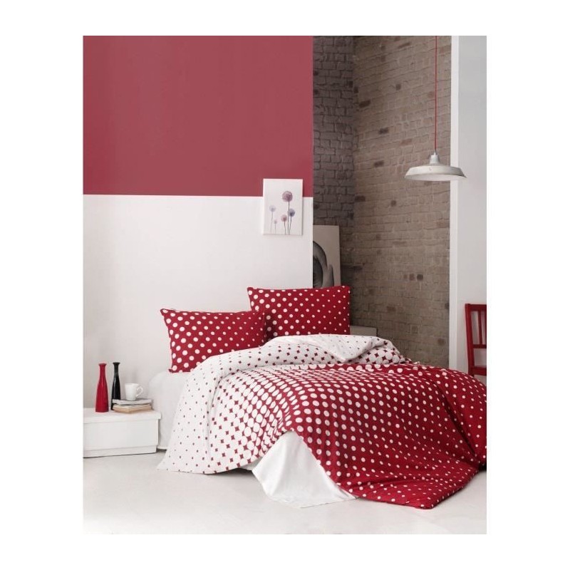 Parure de lit - 1 housse de couette 220 x 240 cm + 2 taies d'oreiller Parure de lit - 1 housse de couette 220 x 240 cm + 2 taies d'oreiller