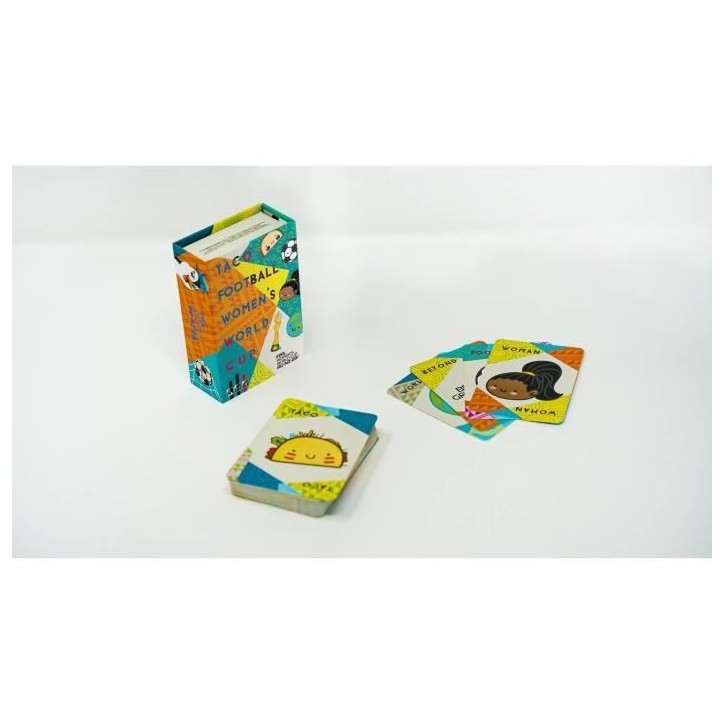 Taco Football Women's World Cup - Jeu d'ambiance - BLUE ORANGE - Rapidité et observation - Des 8 ans Taco Football Women's World Cup - Jeu d'ambiance - BLUE ORANGE - Rapidité et observation - Des 8 ans