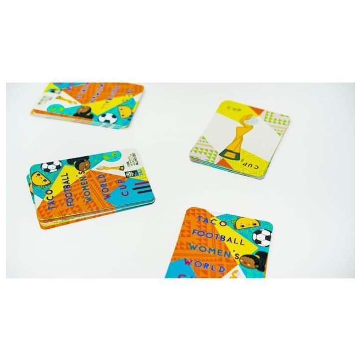 Taco Football Women's World Cup - Jeu d'ambiance - BLUE ORANGE - Rapidité et observation - Des 8 ans Taco Football Women's World Cup - Jeu d'ambiance - BLUE ORANGE - Rapidité et observation - Des 8 ans