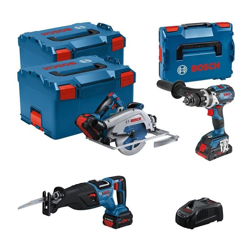 ensemble d'outils 18V GSB/GKS/GSA - BOSCH - avec 2 batteries 18V 5.5AH ensemble d'outils 18V GSB/GKS/GSA - BOSCH - avec 2 batteries 18V 5.5AH